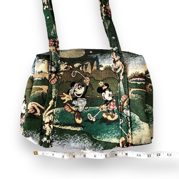 Vintage Mickey and Minnie Golf tapestry hand bag - Picture 4 of 6
